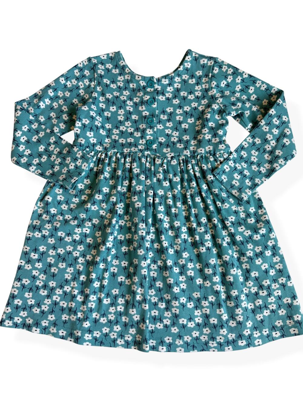 Hanna Andersson Girls 110cm US 5 SPMK Floral Cotton Long Sleeve Dress